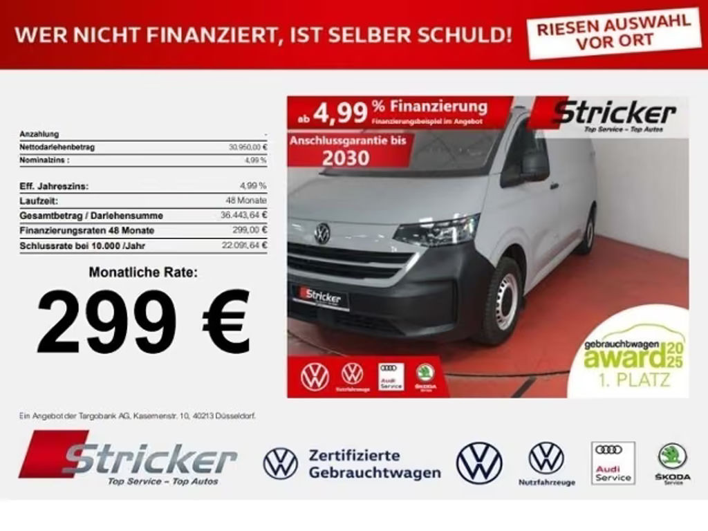 Volkswagen Transporter 2.0 TDI Lang T7