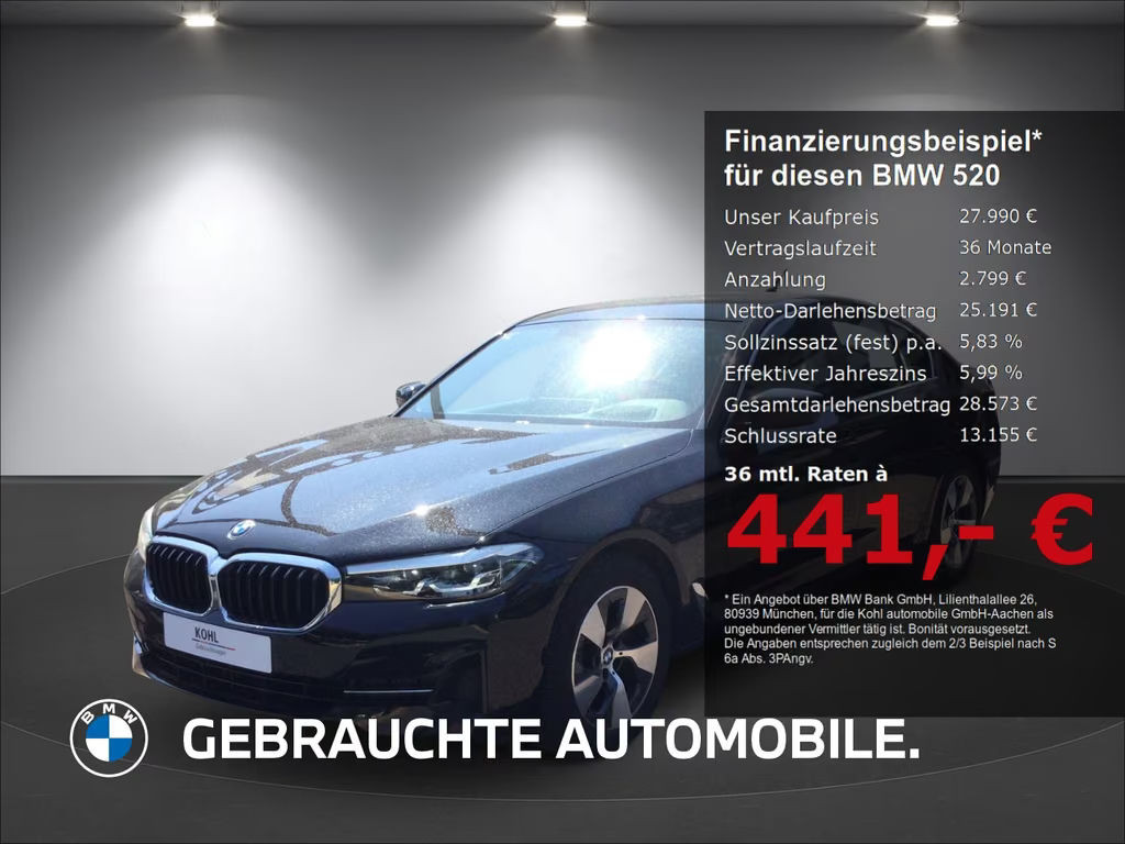 BMW 5 Serie 520 Sedan 520i