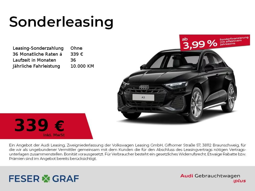 Audi A3 Sedan S-Line S-Tronic