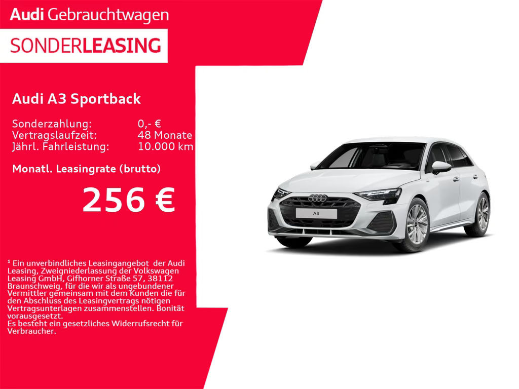 Audi A3 Sportback Sedan S-Line S-Tronic 35 TFSI