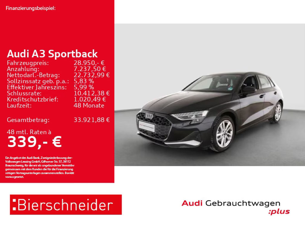 Audi A3 Sportback Sedan 35 TFSI