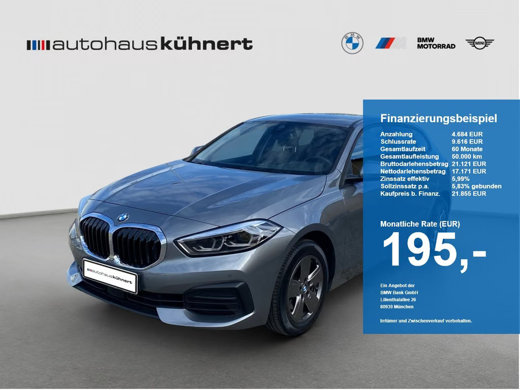 BMW 1 Serie 118 Advantage pakket Sedan 118d