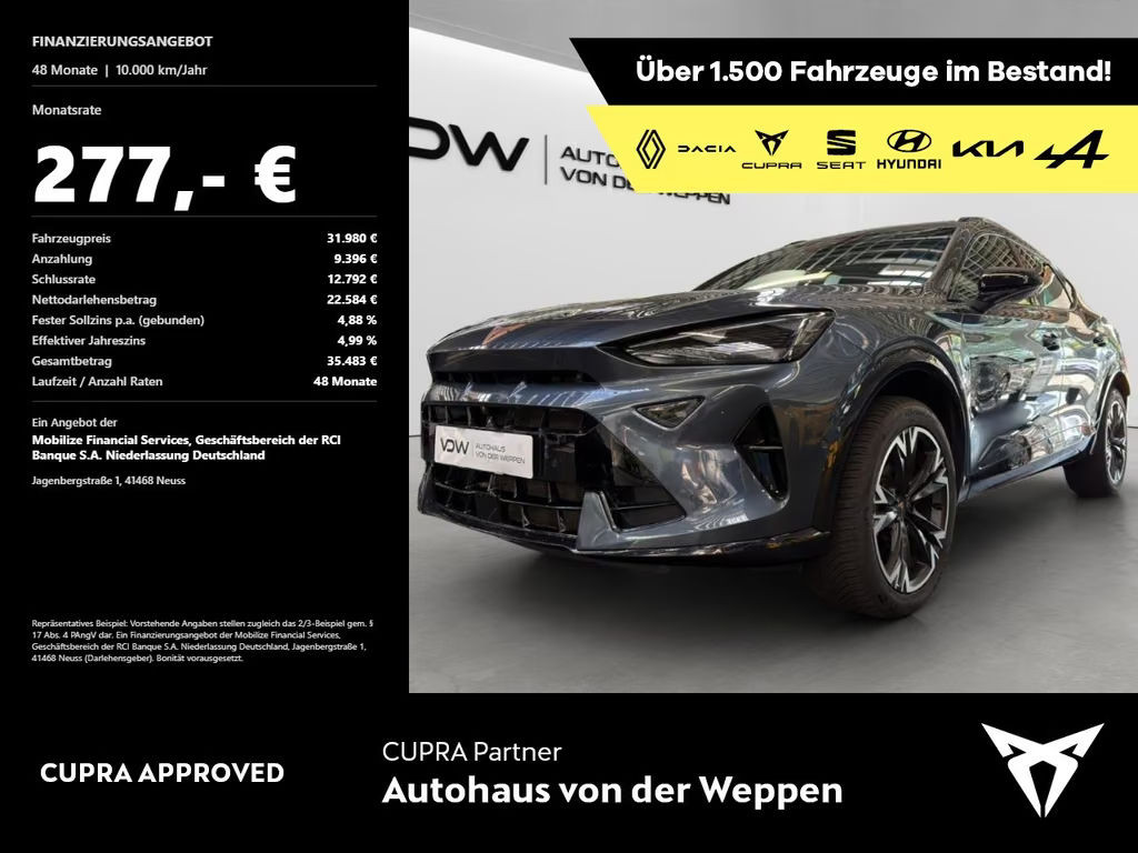 Cupra Formentor Edge+Design+ID Paket 18 Zoll Klima