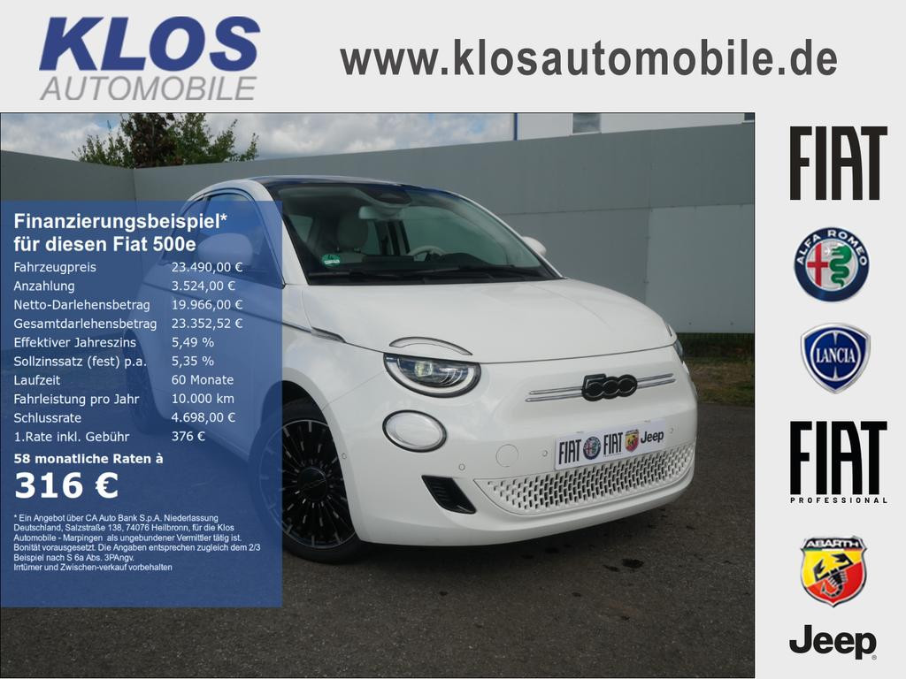 Fiat 500e by Bocelli 42 kWh