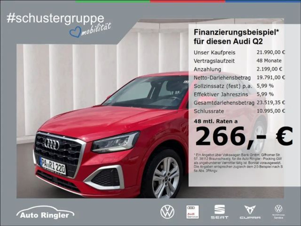 Audi Q2 CLIMATR+ALU+PDC