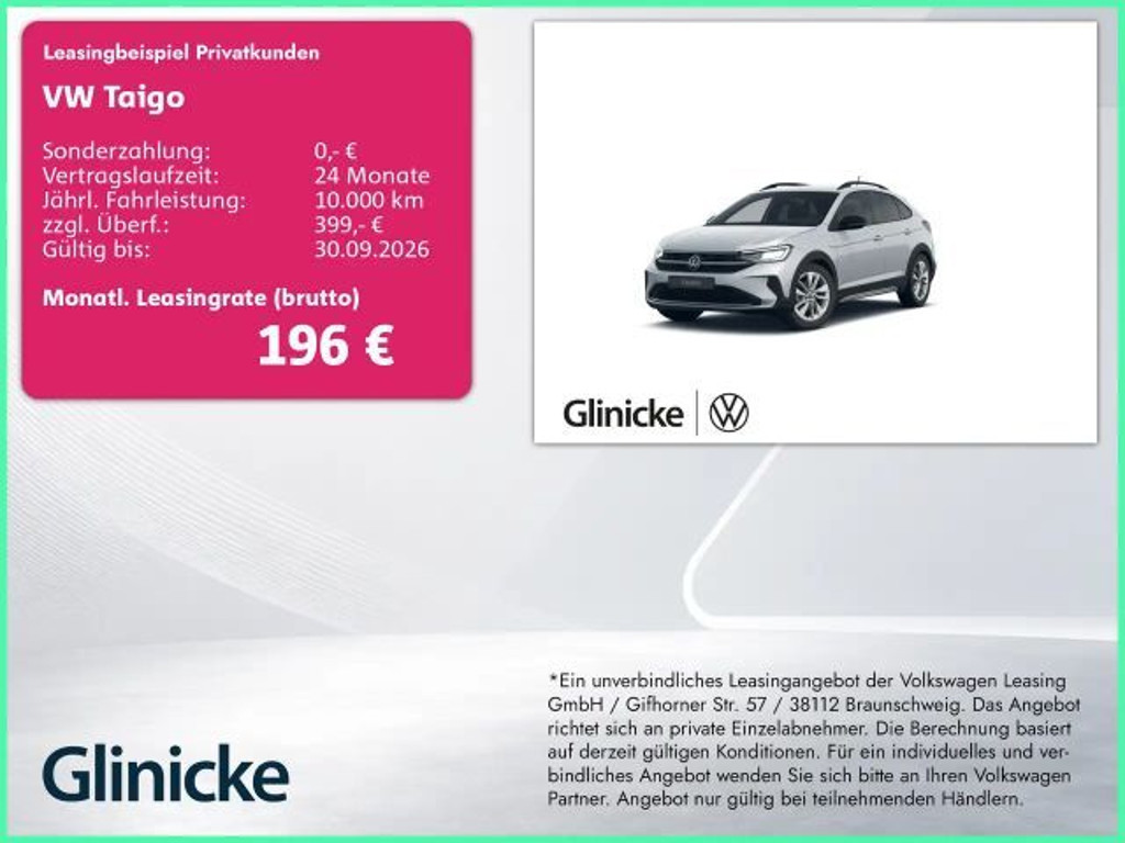 Volkswagen Taigo 1.0 TSI
