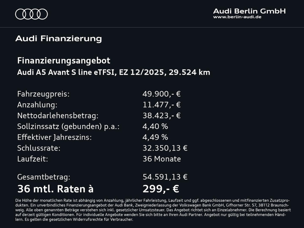 Audi A5 Avant Quattro S-Tronic Hybride
