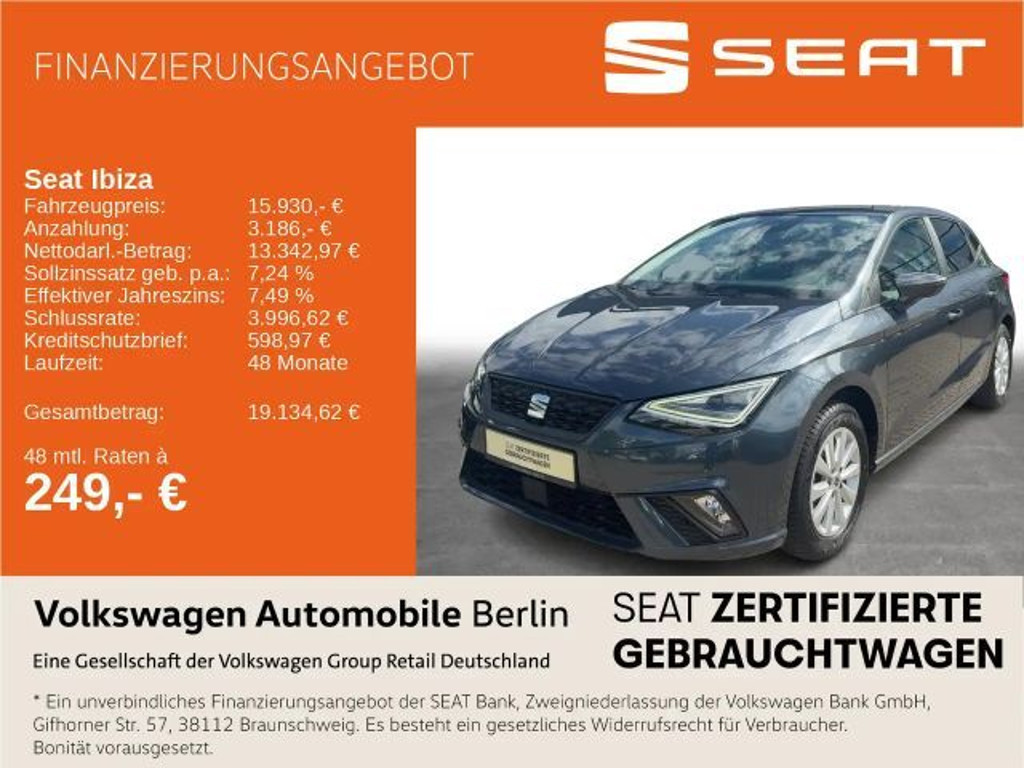 Seat Ibiza Style 1.0 TSI DSG