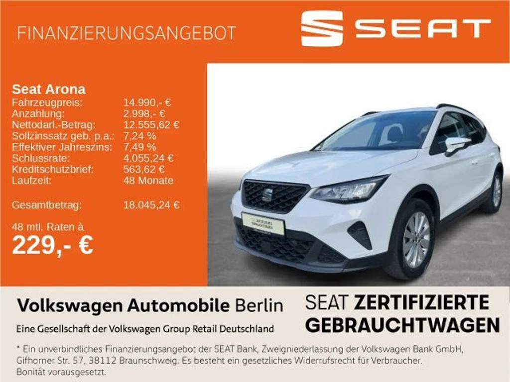 Seat Arona Style 1.0 TSI