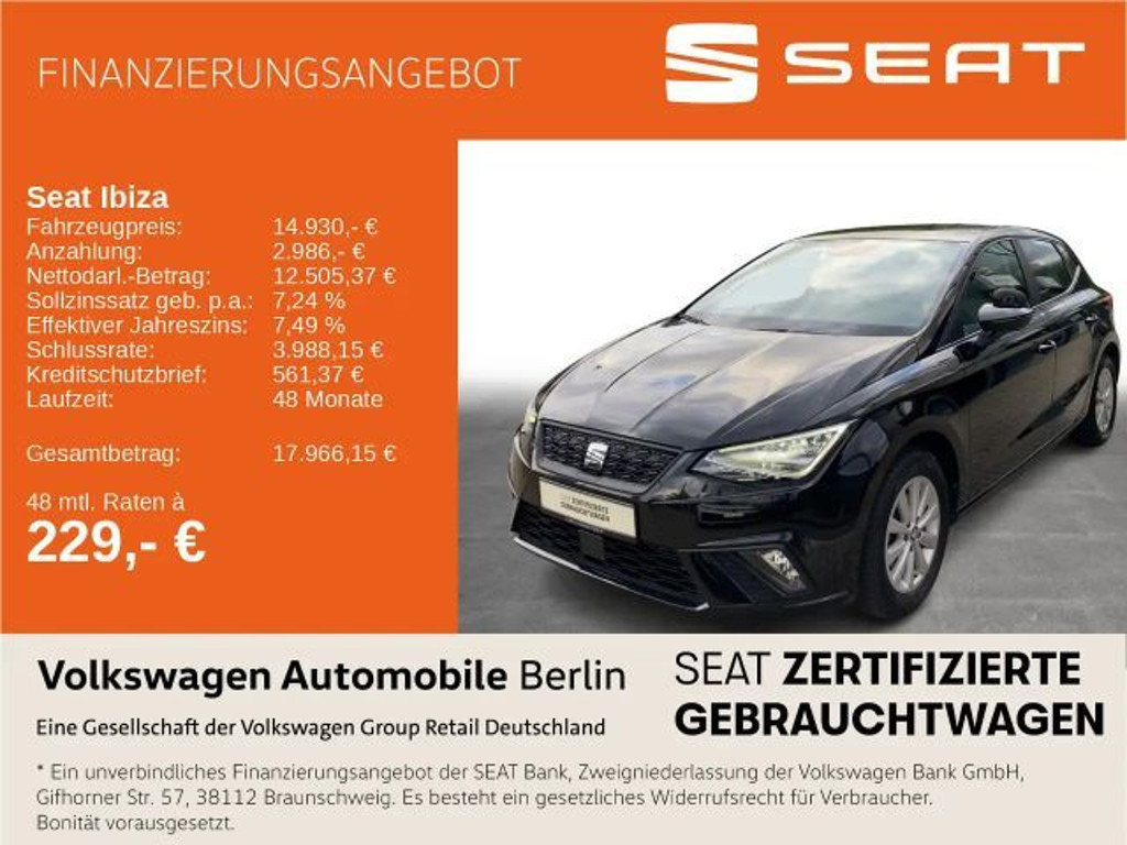 Seat Ibiza Style 1.0 TSI