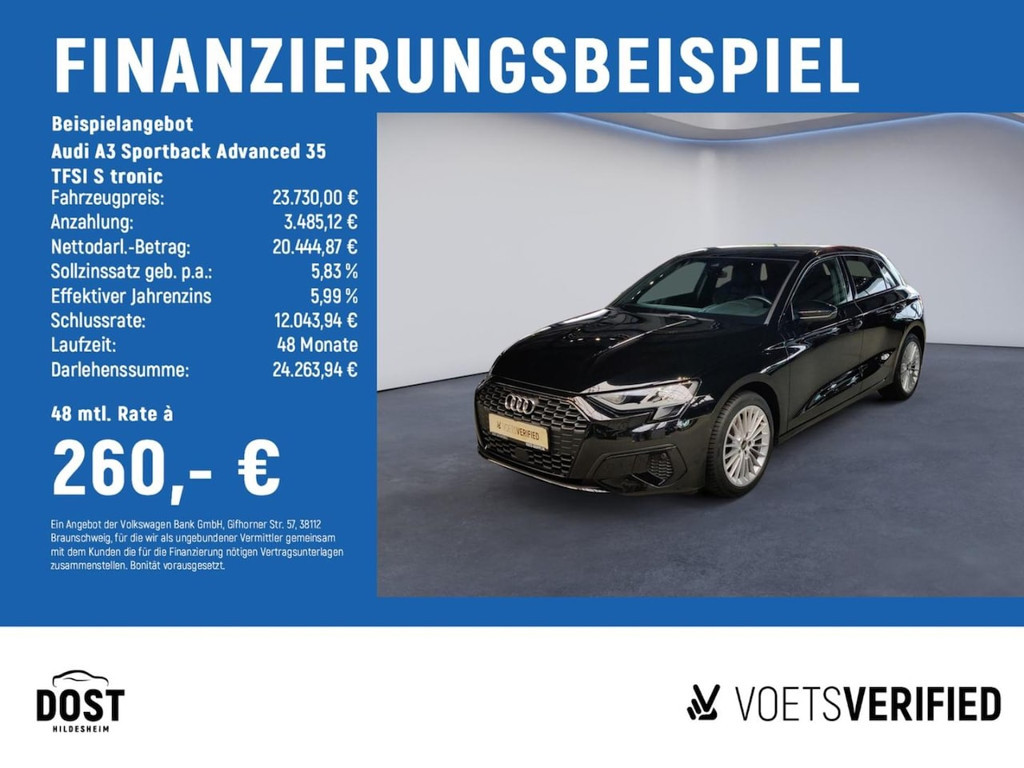 Audi A3 Sportback S-Tronic 35 TFSI