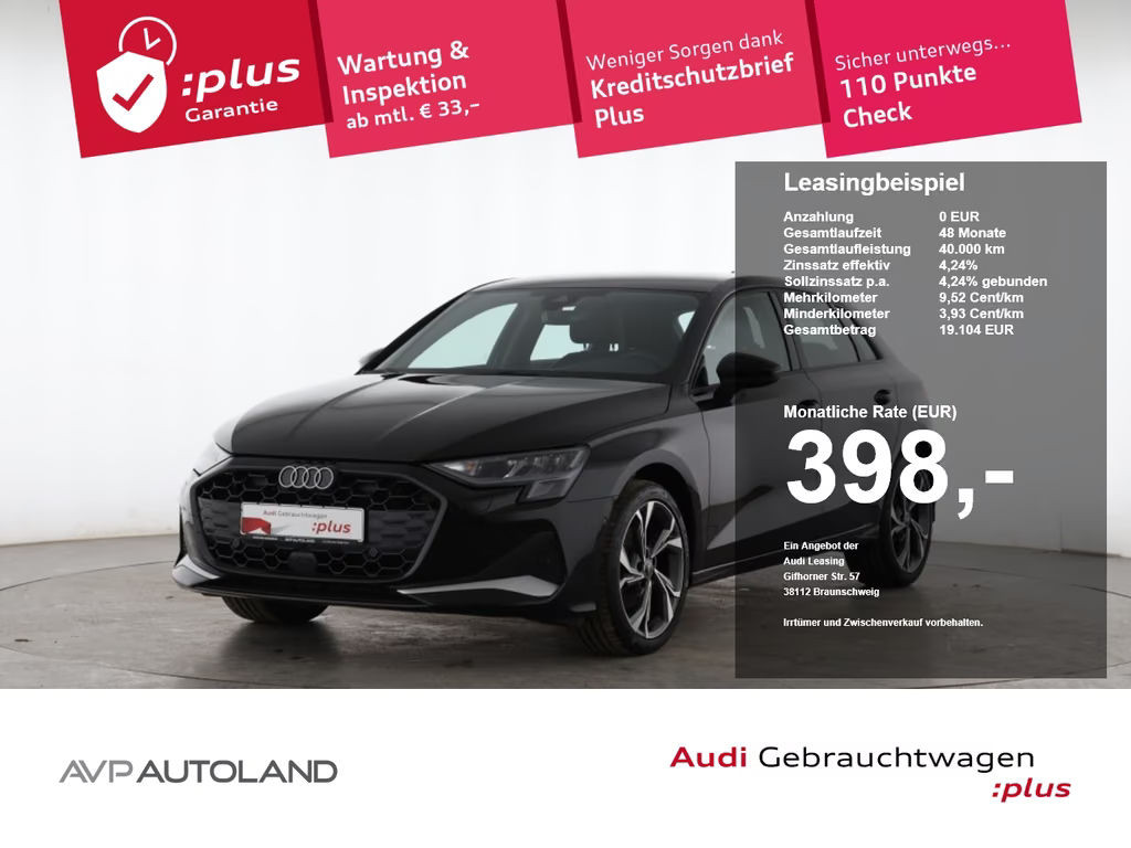 Audi A3 Sportback Sedan S-Tronic 35 TFSI