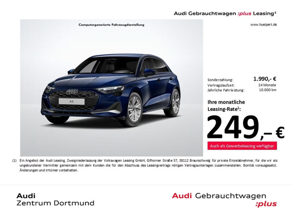Audi A3 Sportback Sedan Hybride