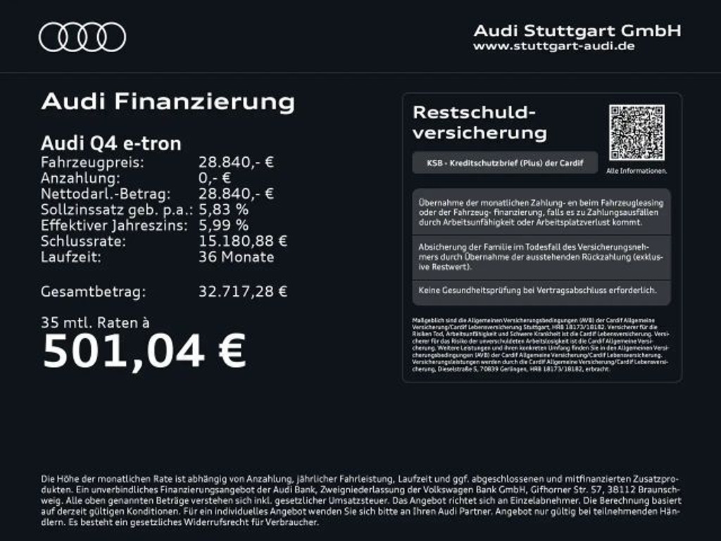 Audi Q4 e-tron Sportback S-Line 35