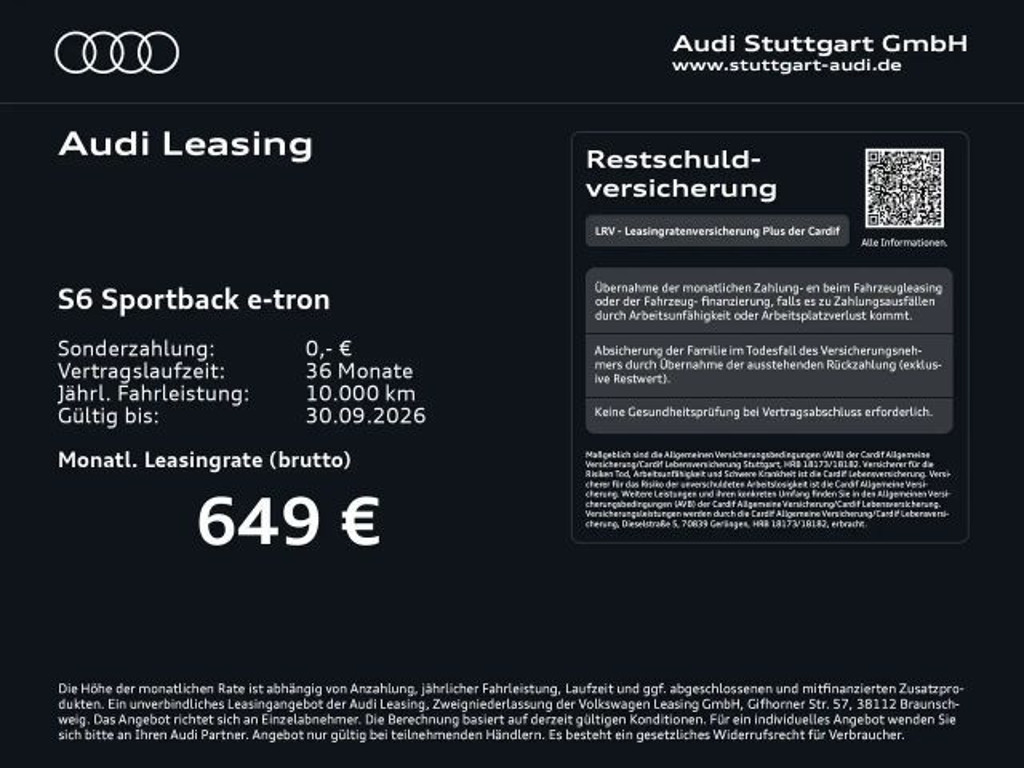 Audi S6 e-tron