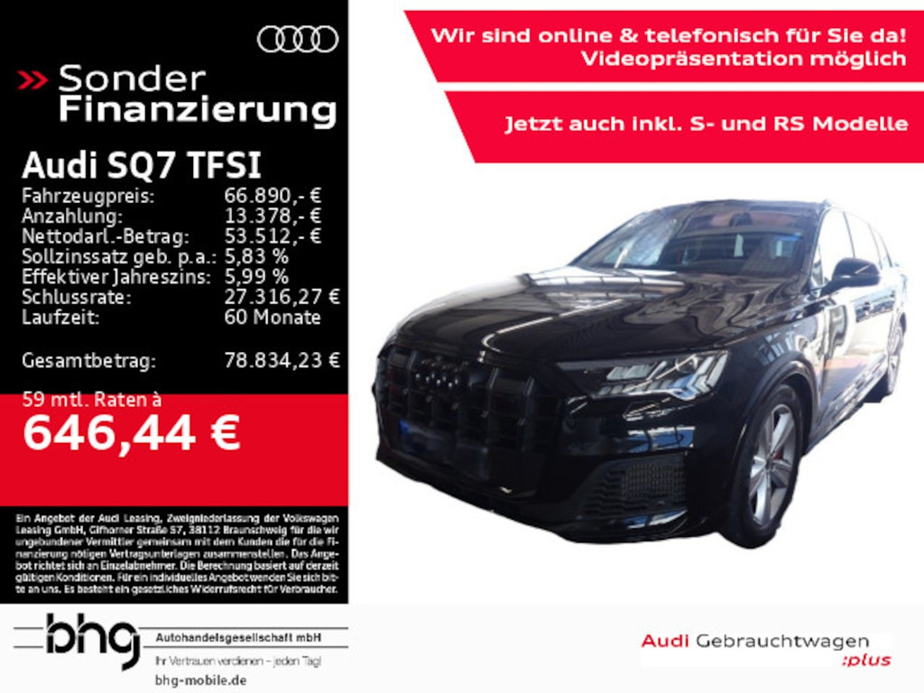 Audi SQ7 Quattro Competition