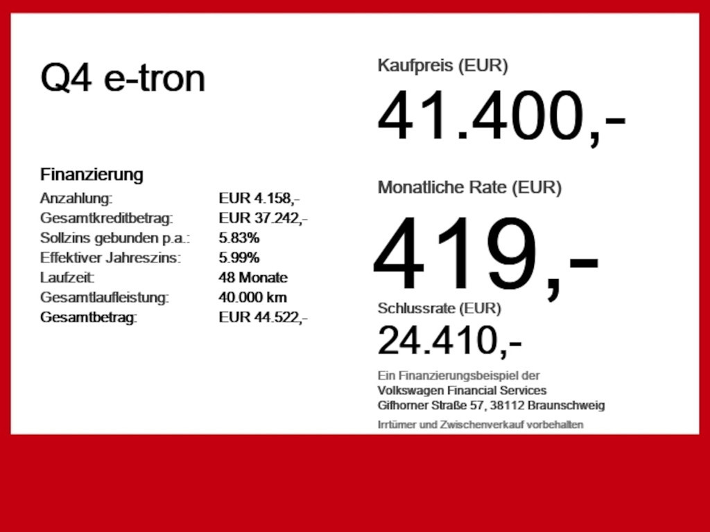 Audi Q4 e-tron