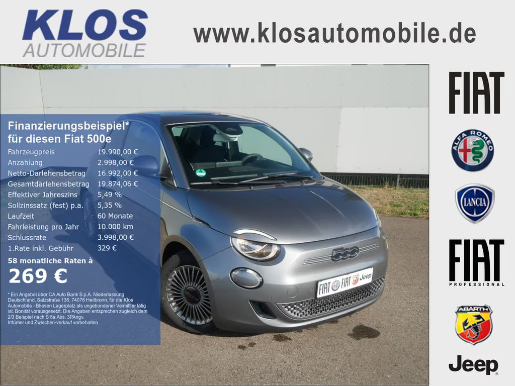Fiat 500e 42 kWh