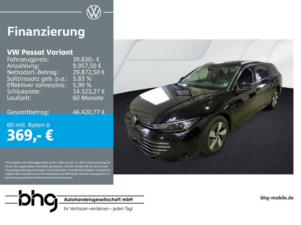Volkswagen Passat Business DSG Variant eHybrid