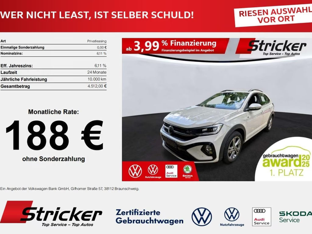 Volkswagen Taigo DSG R-Line 1.0 TSI
