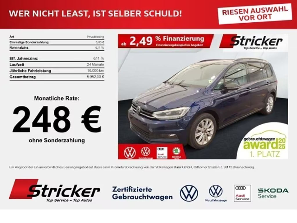 Volkswagen Touran DSG Highline