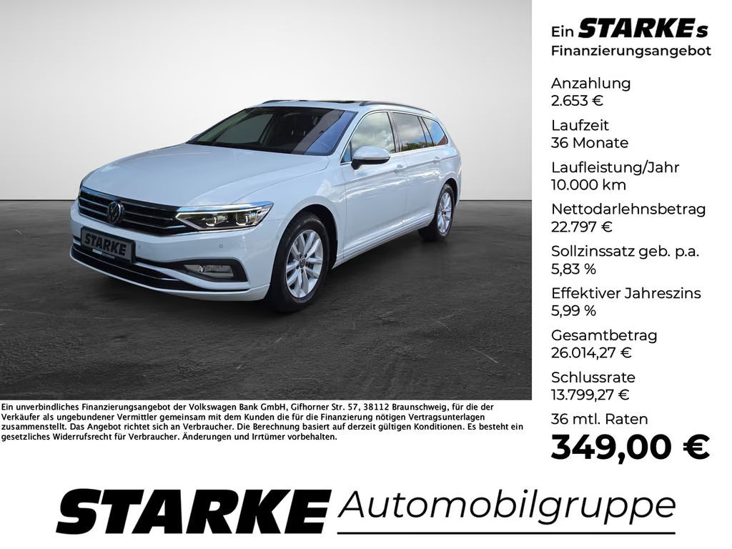 Volkswagen Passat Business DSG Variant 2.0 TDI