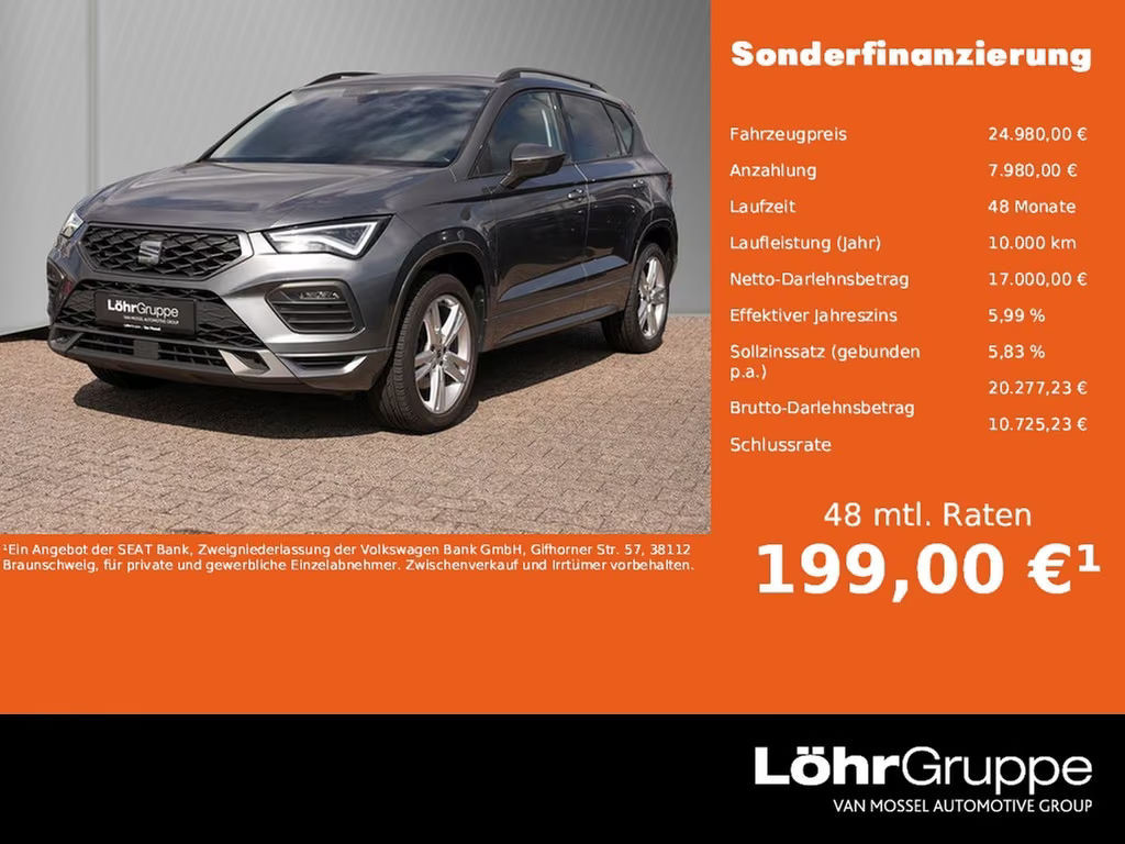 Seat Ateca 2.0 TDI FR-lijn DSG
