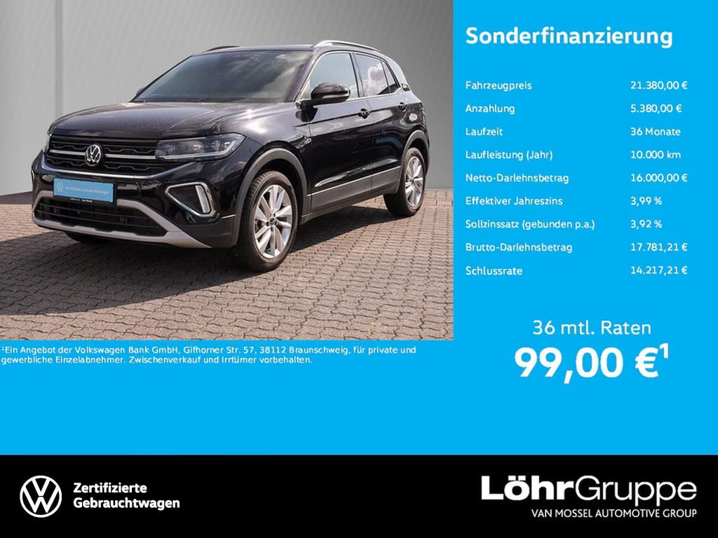 Volkswagen T-Cross 1.0 TSI
