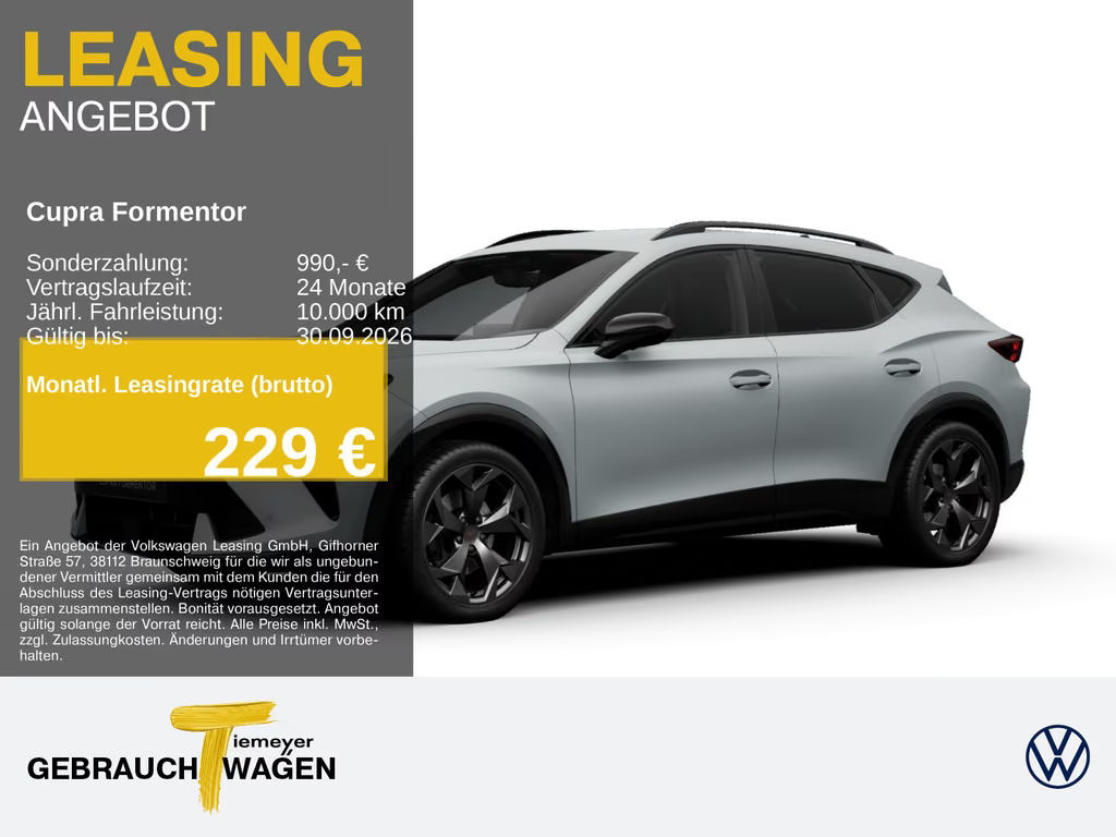 Cupra Formentor 1.5 eTSI MATRIX SUPERSPORT 360°