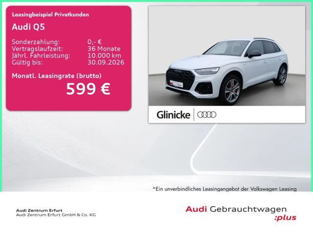Audi Q5 Quattro Business S-Line S-Tronic Hybride 55 TFSI