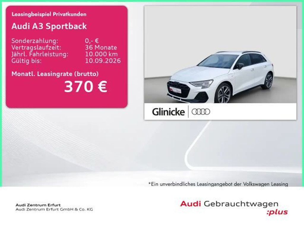 Audi A3 Sedan S-Line S-Tronic Hybride