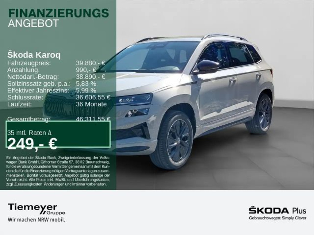 Skoda Karoq 4x4 Sportline 2.0 TSI