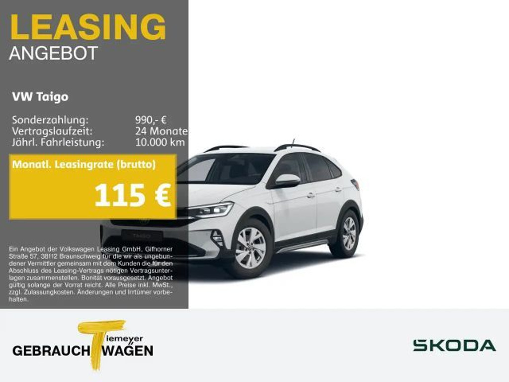 Volkswagen Taigo Life 1.0 TSI IQ.Drive