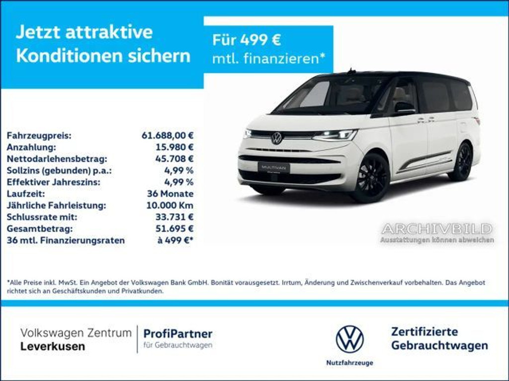 Volkswagen Multivan Lang T7