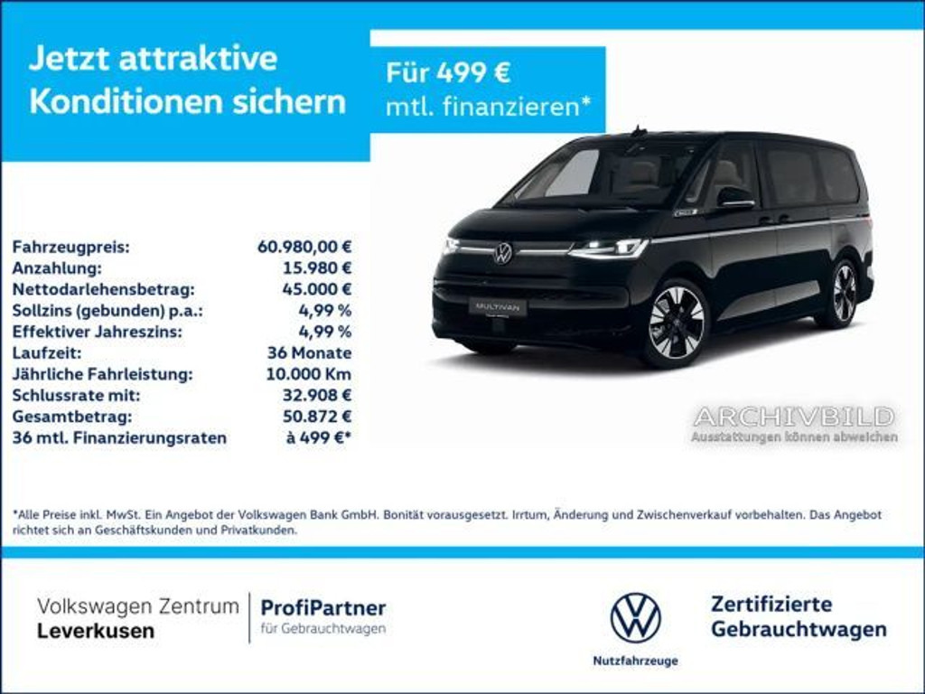 Volkswagen Multivan 4Motion Style eHybrid Lang T7