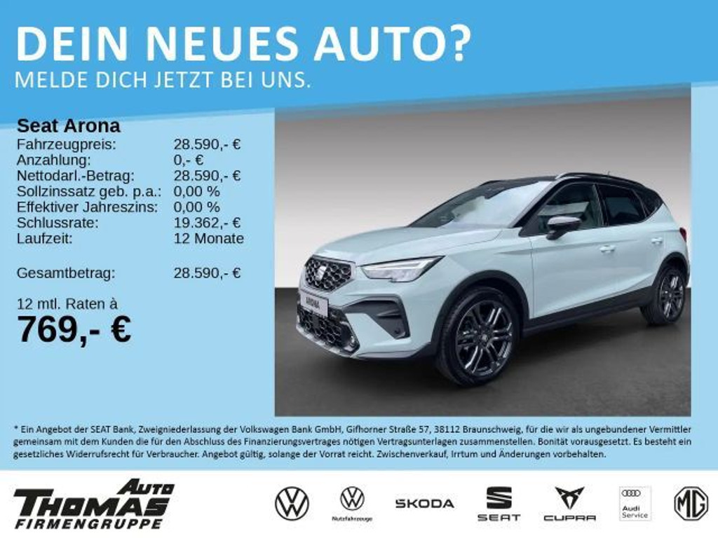 Seat Arona FR-lijn 1.0 TSI DSG