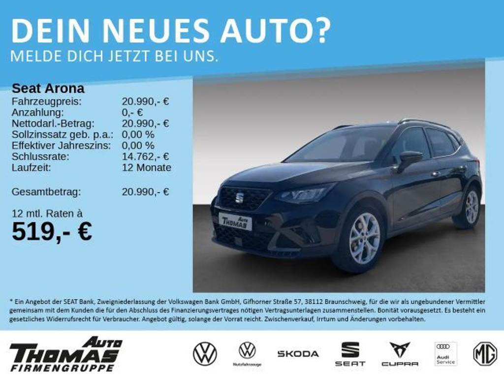Seat Arona FR-lijn 1.0 TSI DSG