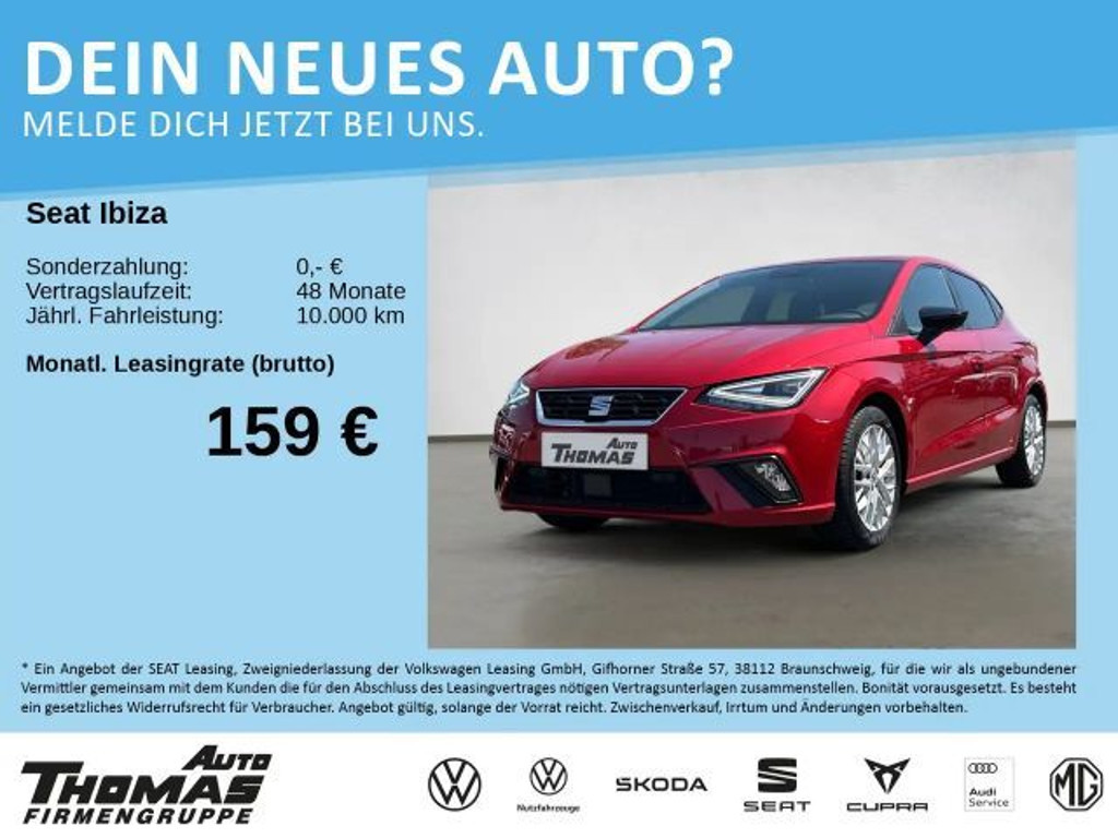 Seat Ibiza FR-lijn 1.0 TSI