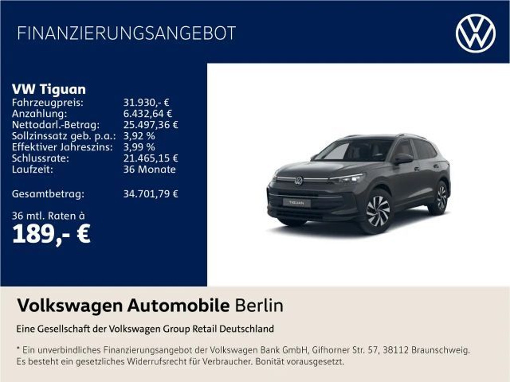 Volkswagen Tiguan DSG Life 1.5 eTSI