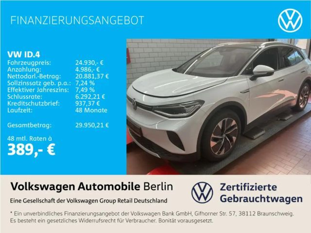 Volkswagen ID.4 Style 52 KWh Pure