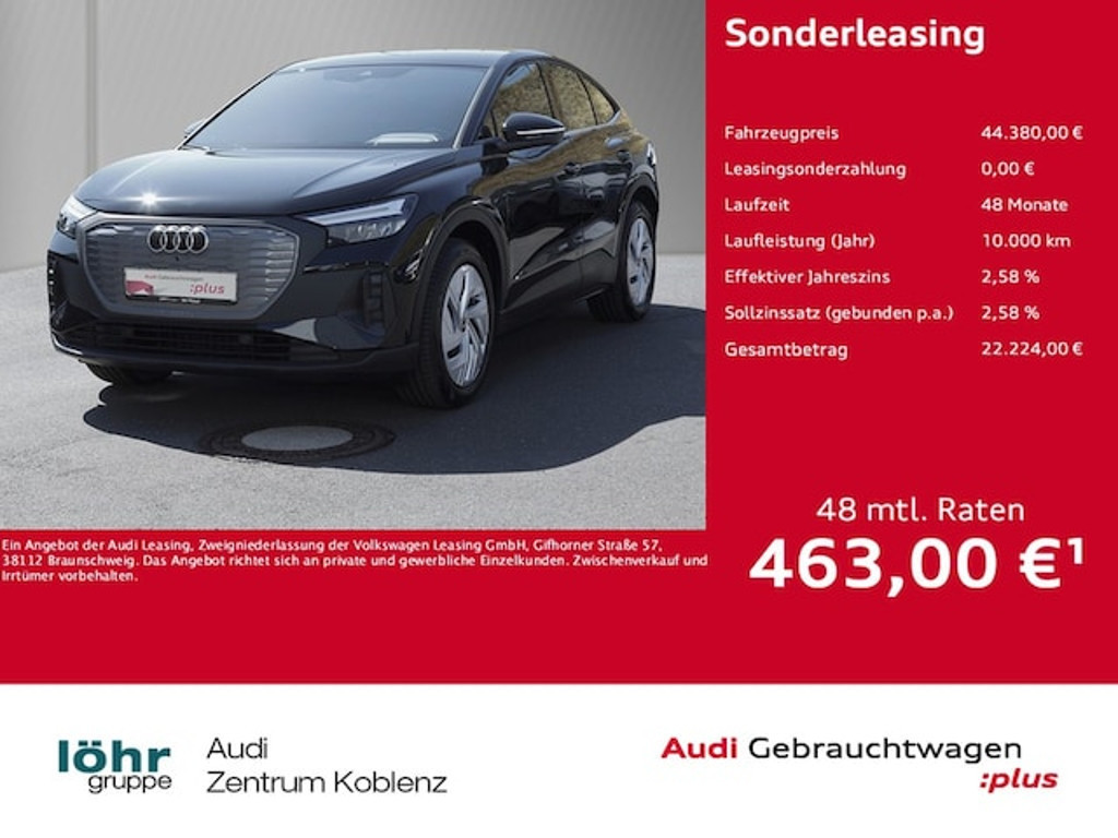 Audi Q4 e-tron Sportback