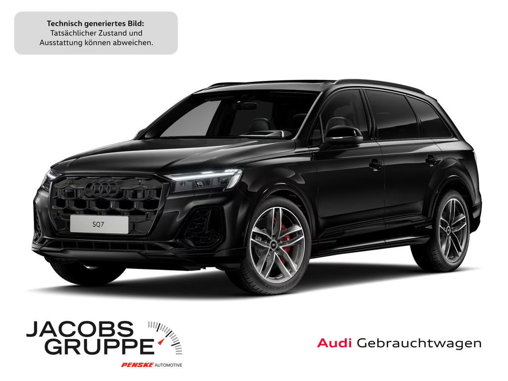 Audi SQ7 All Black/7-Sitze/360°/Matrix/Pano/HuD/AHK/2