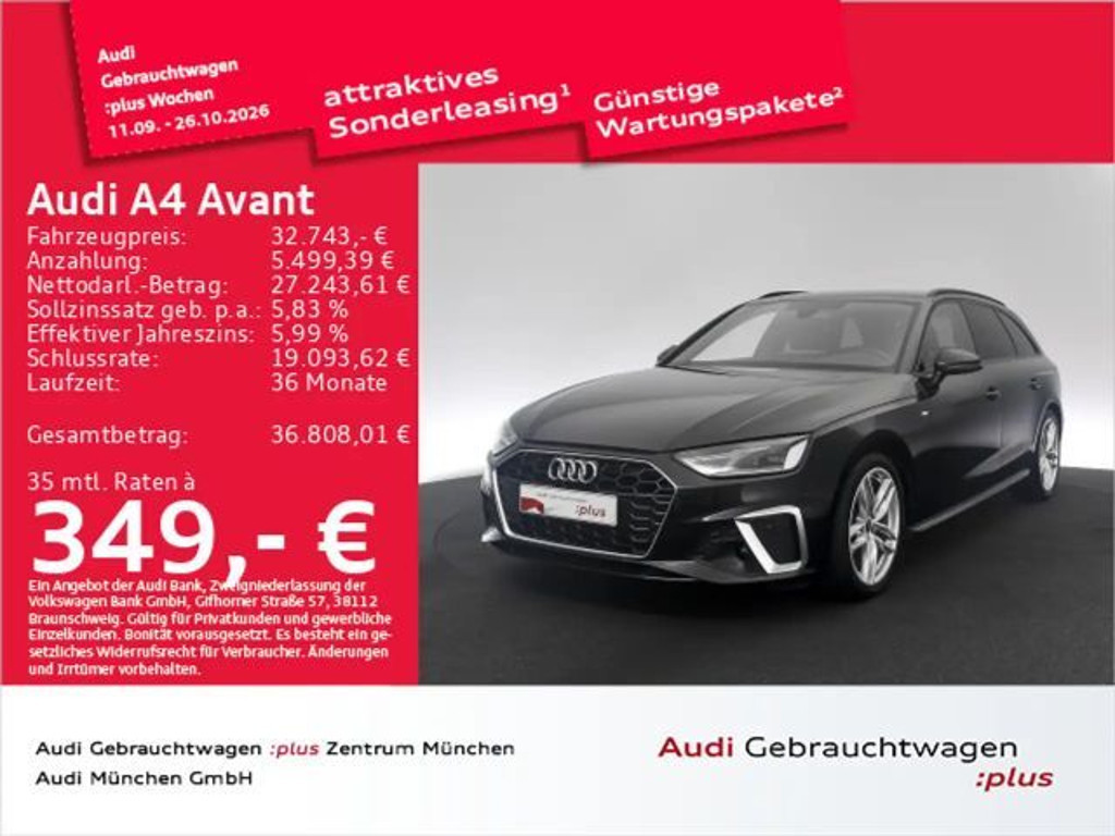 Audi A4 S-Line S-Tronic 35 TFSI