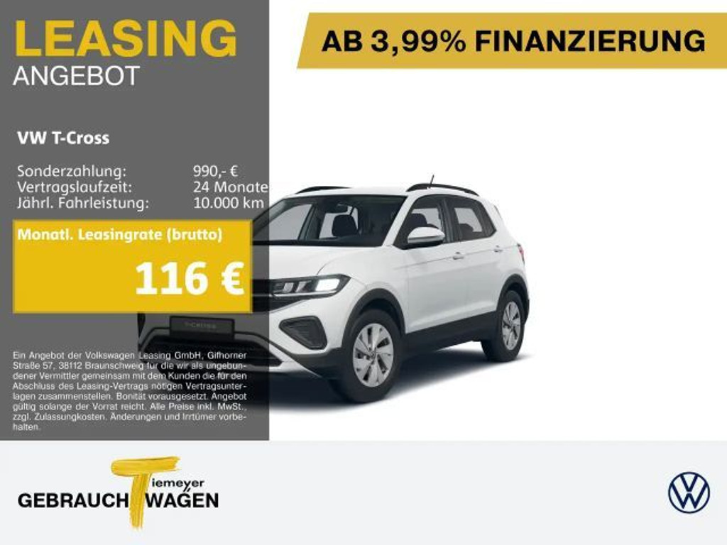 Volkswagen T-Cross Life 1.0 TSI IQ.Drive