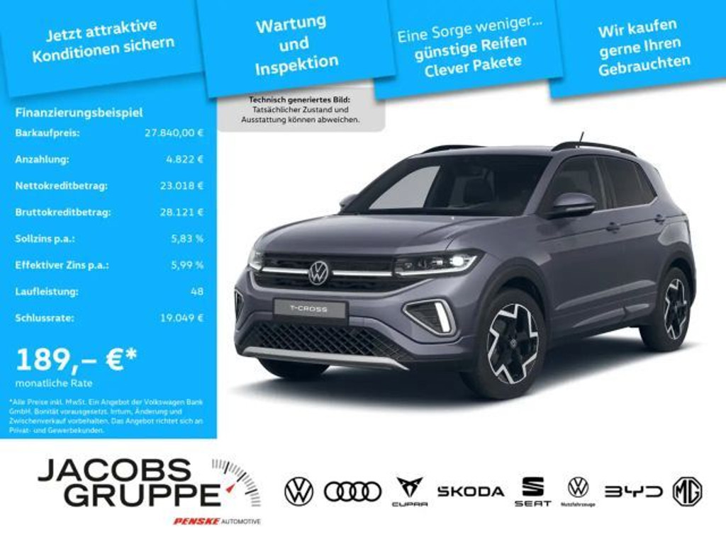 Volkswagen T-Cross DSG R-Line 1.0 TSI