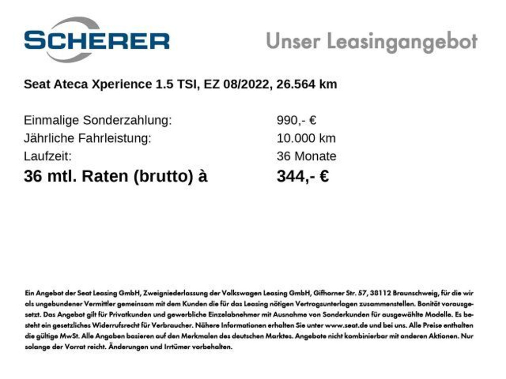 Seat Ateca 1.5 TSI