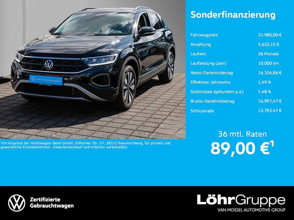 Volkswagen T-Roc 1.0 TSI