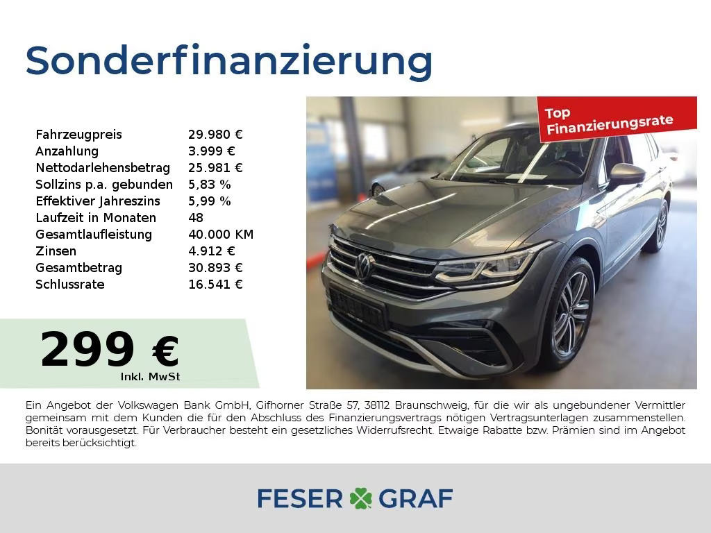 Volkswagen Tiguan DSG Allspace Elegance Elegance