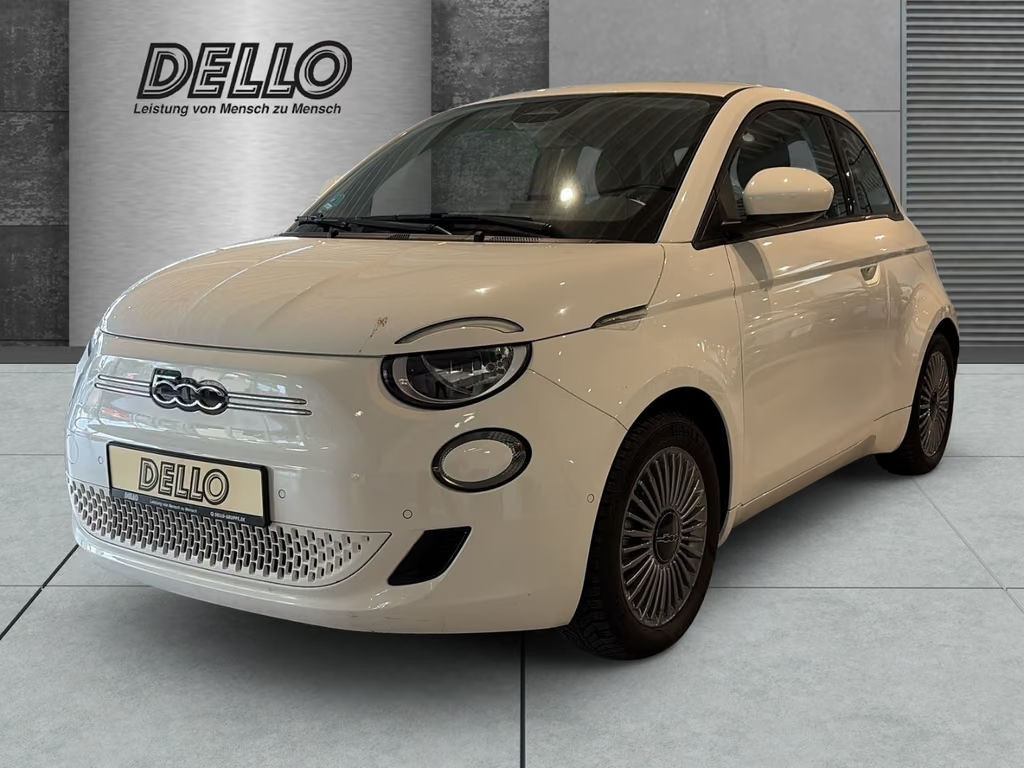 Fiat 500e Limosine 42KWH, Carplay NAV Allwetterräder