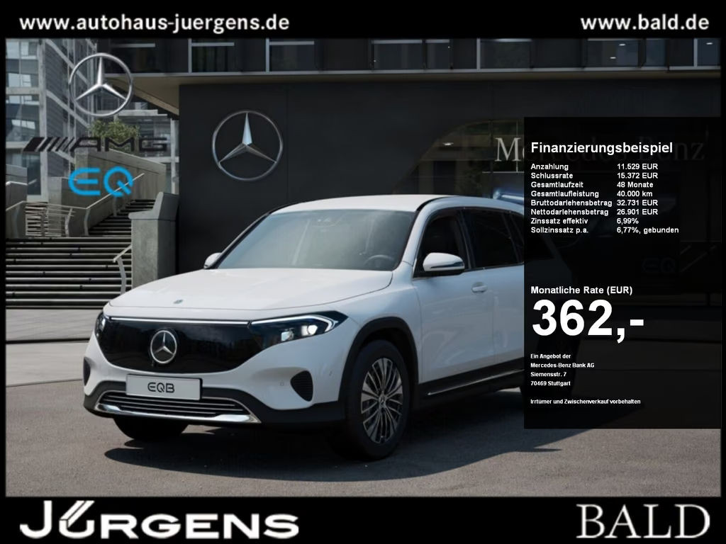 Mercedes-Benz E-Klasse EQB 7-zitter 250
